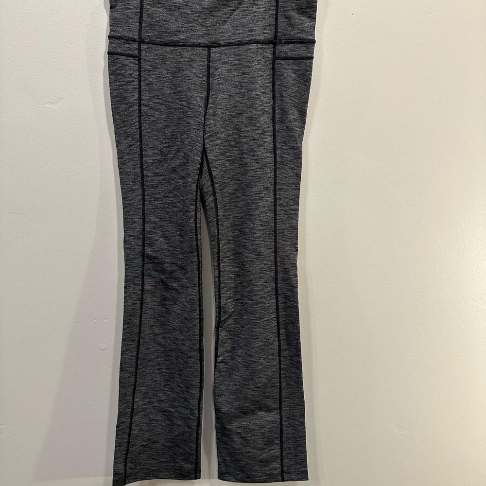 Athleta Gray Flared Leggings. Size M.